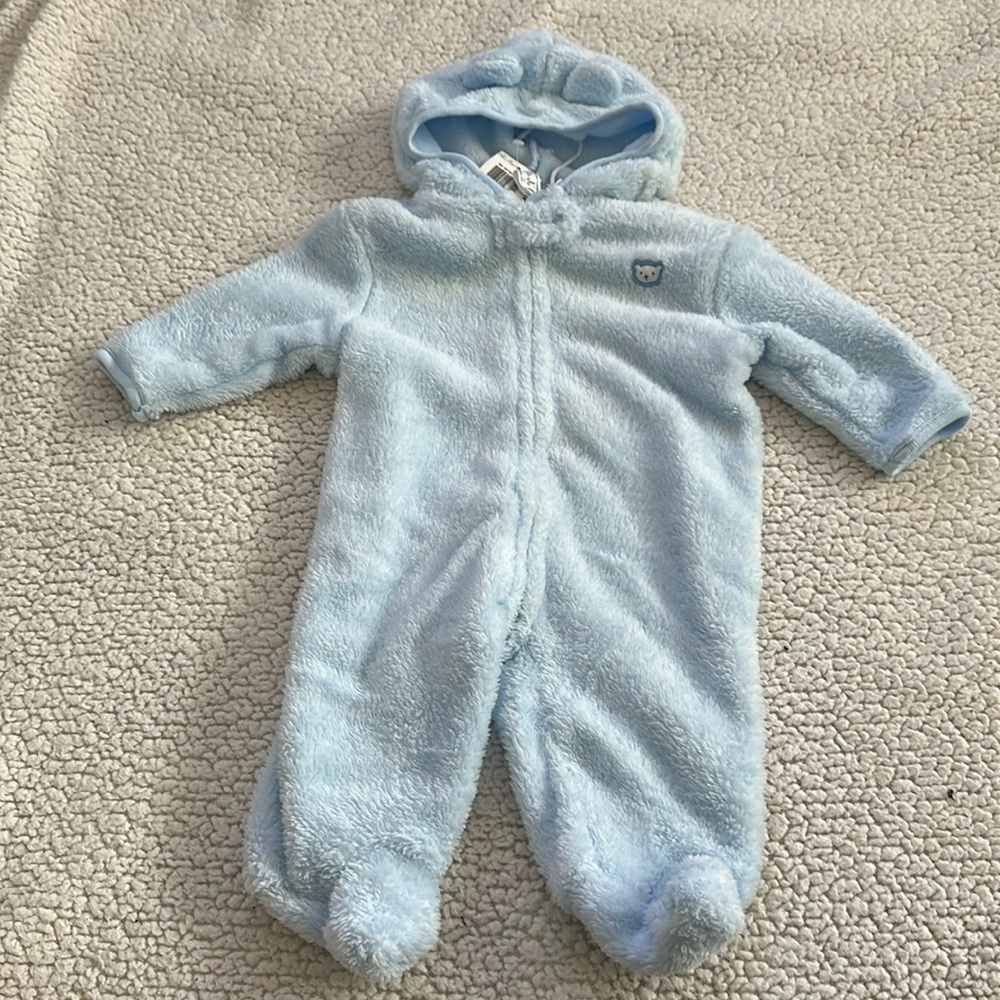 Soft Light Blue Infant Outerwear